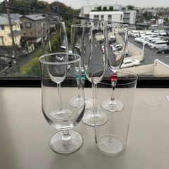 グラス6個　ワイングラス　シャンパングラス