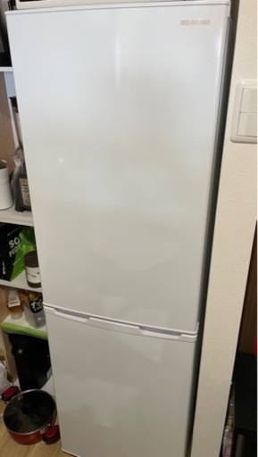 162L 2ドア冷蔵庫 アイリスオーヤマ KRD162W 2020年製