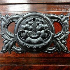 岩谷堂箪笥 桜木作 4段チェスト 欅材 収納 チェスト 伝統工芸 引き出し5