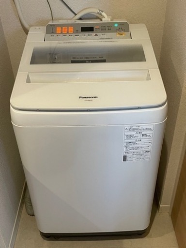 Panasonic 全自動洗濯乾燥機 8.0Kg NA-FA80H6  2018年製　洗濯機　パナソニック