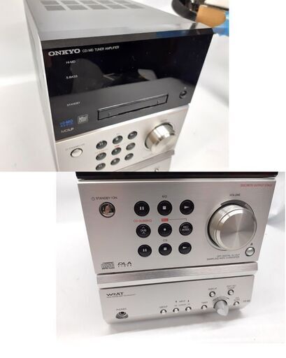 オンキョー CD、MDコンポ ペアスピーカーセット FR-B8⁄D-B8 ブラック