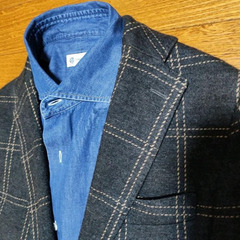 定価7万 名作 eleventy イレヴンティ テーラードジャケット 46 L / イレブンティ