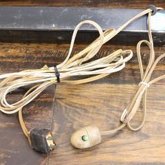 【ジモ取引終了10/14】≪ZU711ジ≫ 点灯OK サインポール 壁付け型 店舗用品/理美容用品 理容室 レトロ 回転不可/現状品