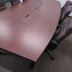 会議用机・椅子6客　セット