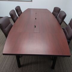 会議用机・椅子6客　セット