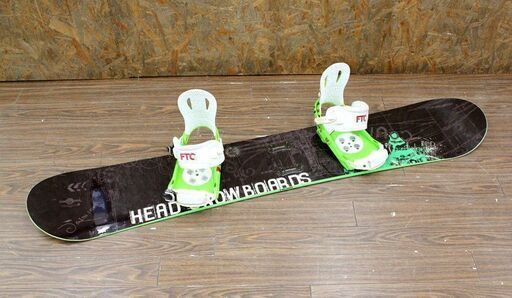 札幌発 HEAD ヘッド スノーボード 板 COURSE X 158cm / ビンディング