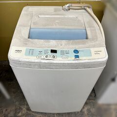 【ネット決済】《値下げしました》AQUA全自動電気洗濯機【AQW...