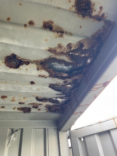 コンテナ、サビ多いです、宜野湾市真栄原まで取りに来れる方