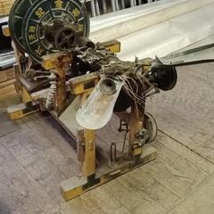 藁編み機、わら編み機、レトロ道具