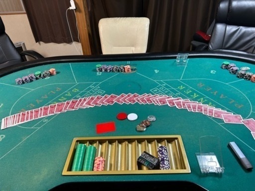 ポーカーブラックジャックバカラテーブル
