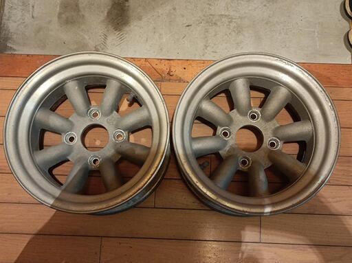 ワタナベ　ホイール　7J 14インチ　114.3 ae86等に　当時物？？ ワタナベホイール7J 14インチ114.3 ae86等に当時物？？