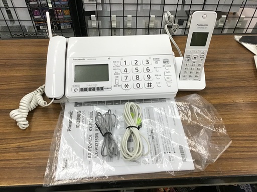 Panasonic おたっくす FAX電話機+子機 KX-PZ210-W