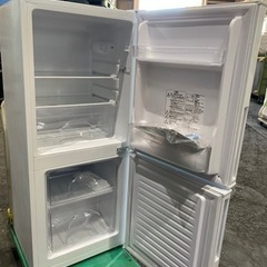 福岡市内配送設置無料　2021年式　106L 直冷式2ドア冷蔵庫 Nグラシア WH