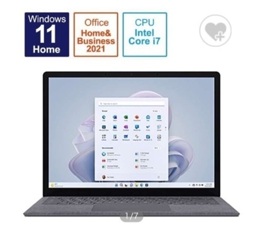 ノートパソコン Surface Laptop5 Windows11