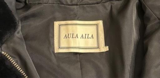 ★ AULA AILA美品★手触り抜群！上品系にもカジュアルにも！もふもふあったかパーカーアウター