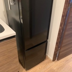 【1年未満】冷蔵庫 ブラック AT-RF160-BK [2ドア ...