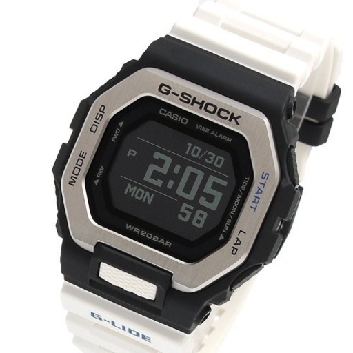 CASIO G-SHOCK GBX-100-7 腕時計 メンズ ホワイト シルバー クオーツ