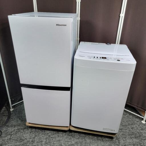 ‍♂️売約済み‼️配送設置は無料‼️最新2021年製✨ホワイトインテリア✨Hisense 家電セット