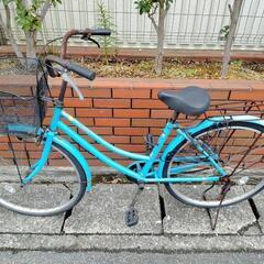 値下げ(chariyoshy出品)26インチ自転車　水色