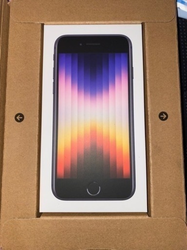 【明日まで】iPhone SE 3 64GB ミッドナイト未開封