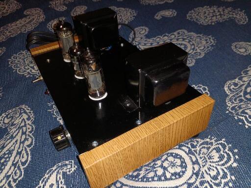 自作真空管アンプ 6BQ5シングル 真空管10本セット 自作☆真空管アンプ本機のみ 自作真空管アンプ 6BQ5シングル 真空管10