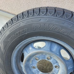 HANKOOK WINTER RW06 NV350用スタッドレスタイヤ　バリ溝