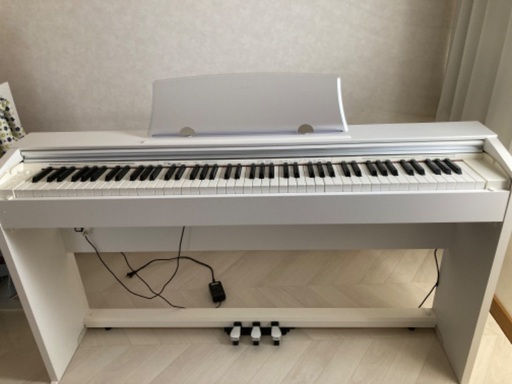 CASIO 電子ピアノ PX-770 デジタルピアノ Privia ホワイ