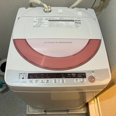 全自動電気洗濯機　SHARP ES-GE60P 家庭用　2014年製