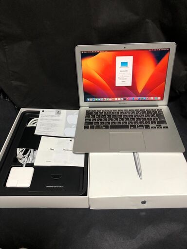 MacBook Air 13インチ Early 2014 MD760J/B・箱付きセット・MacOS(Ventura-Patcher利用)\u0026Office2019とWin11(22H2版)＆Office2010の選択起動可能