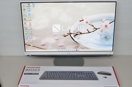 中古一体型パソコン Windows11+office NEC DA770/H core i7-7500U/新品爆速SSD1TB/メモリー8GB/23.8インチ/DVDマルチ/WEBカメラ/テレビ機能