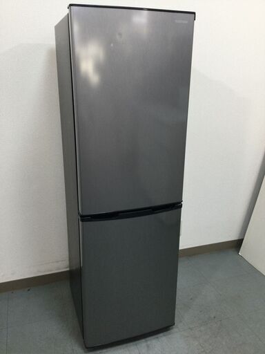 （11/18受渡済）JT7753【IRISOHYAMA/アイリスオーヤマ 2ドア冷蔵庫】2020年製 KRSE-16A-BS 家電 キッチン 冷蔵冷凍庫 162L