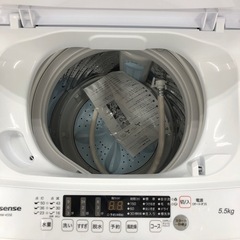 安心の1年保証付き！【Hisense】全自動洗濯機お売りします！