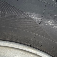 使用1シーズン9部山　日産純正ホイール付きスタッドレス　185/65/R15