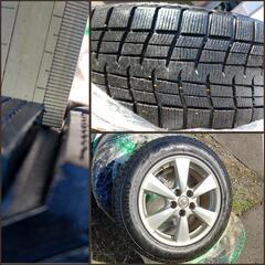 タイヤ、ホーイル、ナットセット