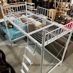 ☆品薄商品!!☆ ロフトベッド入荷しました!! 激安ベッド!! パイプベッド 