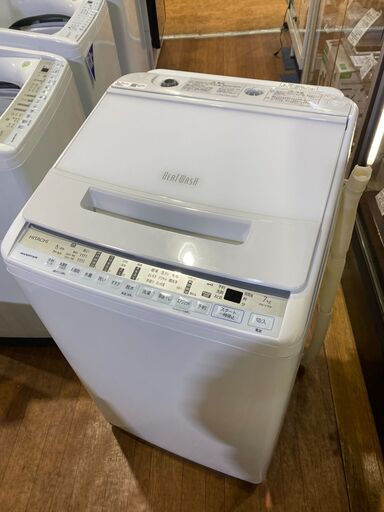 ✨安心の分解洗浄済✨日立 2021年製 7.0Kg 洗濯機 BW-V70F 【愛市I4S031988-104】