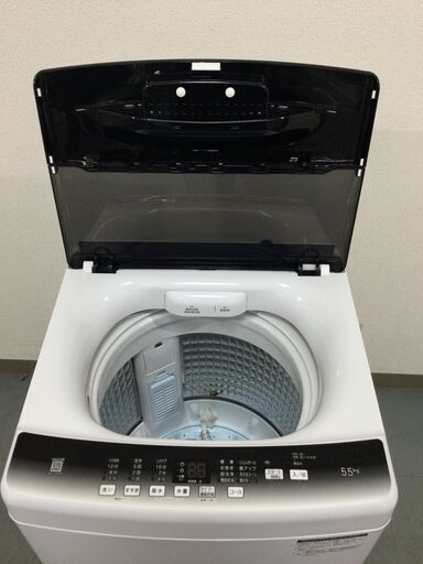 （11/12受渡済）JT7749【Haier/ハイアール 5.5㎏洗濯機】2022年製 JW-U55HK 家電 洗濯 全自動洗濯機 簡易乾燥付