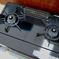 2021年製 リンナイ 都市ガスコンロ KSR670BKR 右強火 幅59cm 12A 13A ガスコンロ ホース付き 札幌市 清田区 平岡