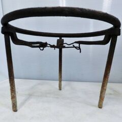 葛明祥　造　火鉢 海鼠釉　三德付き　灰付き　中国古玩　高さ30x幅49x奥行49㎝　美術品　陶芸　陶器　茶道 唐物　清代　金魚鉢