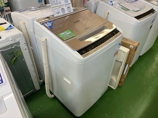 【愛品館八千代店】保証充実HITACHI2019年製8.0㎏全自動洗濯機BW-V80C