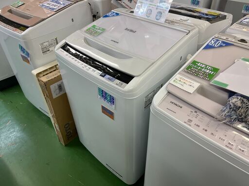 【愛品館八千代店】保証充実HITACHI2017年製8.0㎏全自動洗濯機BW-V80B