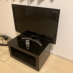 32型テレビとテレビ台セット