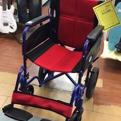 Nice Way2(ナイスウェイ) 折りたたみ式 車椅子 レッド