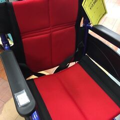 Nice Way2(ナイスウェイ) 折りたたみ式 車椅子 レッド