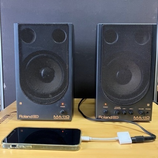 Roland ローランド パワードスピーカー STEREO MICRO MONITOR MA-110