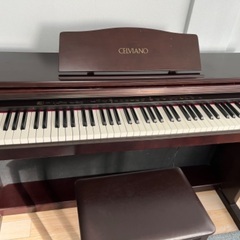 027 CASIO 電子ピアノ　椅子付き　セルビアーノ　AP12...