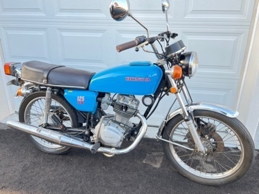 要キャブ調整　旧車 1975年 ホンダCB125 JX 自賠責令和6年6月まで