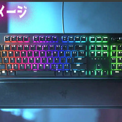 【使用期間１年 / ゲーミングキーボード】RAZER BLACK...