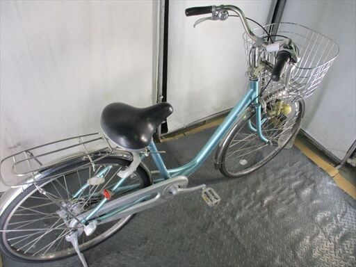 D135☆限定特価整備済み☆ブリヂストンカルーサ3段変速ブルー☆ 中古  