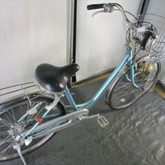 Ｄ135　★限定特価　整備済み★ブリヂストン　カルーサ　3段変速　ブルー★ 中古自転車 【26インチ】